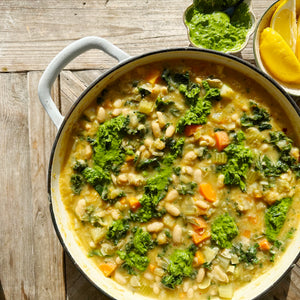 White Bean & Kale Soup with Gremolata